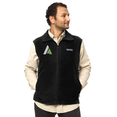 Men’s Columbia fleece vest "A" Logo
