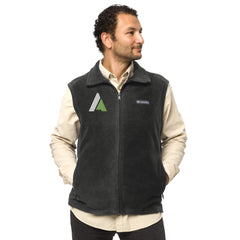 Men’s Columbia fleece vest "A" Logo