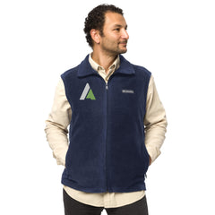 Men’s Columbia fleece vest "A" Logo