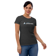 Women's short sleeve t-shirt "More Adventures"