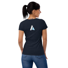 Women's short sleeve t-shirt "More Adventures"