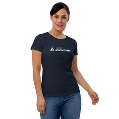 Women's short sleeve t-shirt "More Adventures"