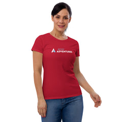 Women's short sleeve t-shirt "More Adventures"