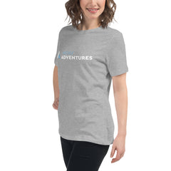 Women's Relaxed T-Shirt "More Adventures"