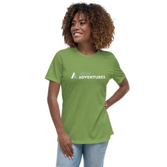 Women's Relaxed T-Shirt "More Adventures"
