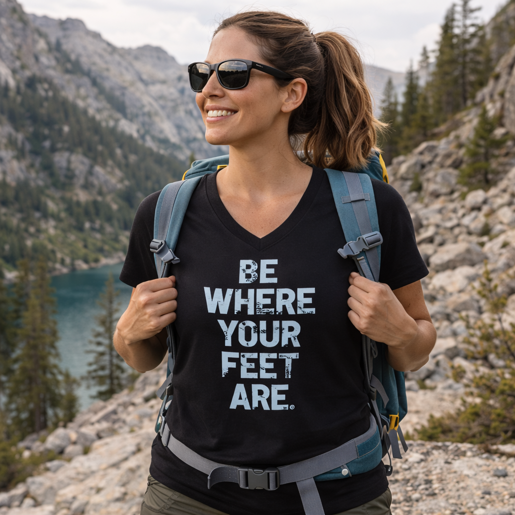 Unisex Short Sleeve V-Neck T-Shirt