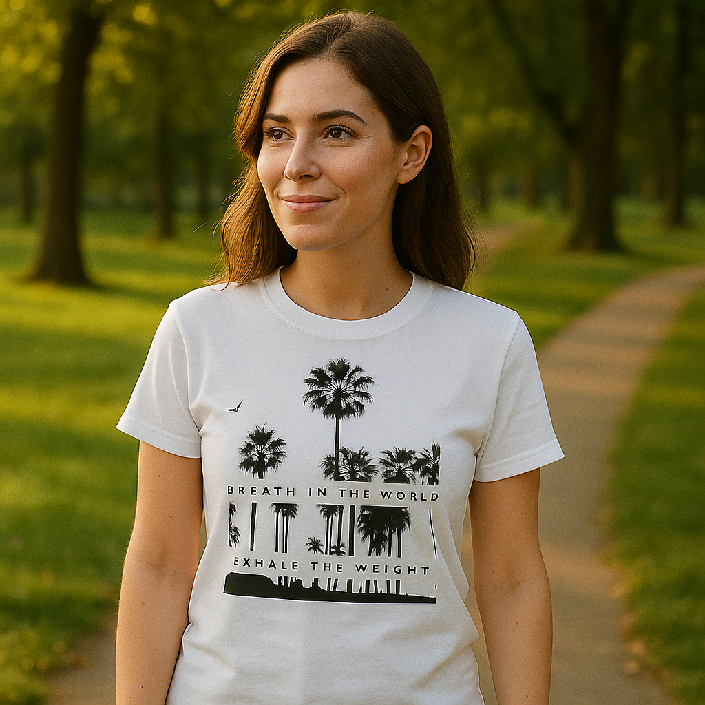 More Adventures™ “Breathe In the Weight” Unisex Tee