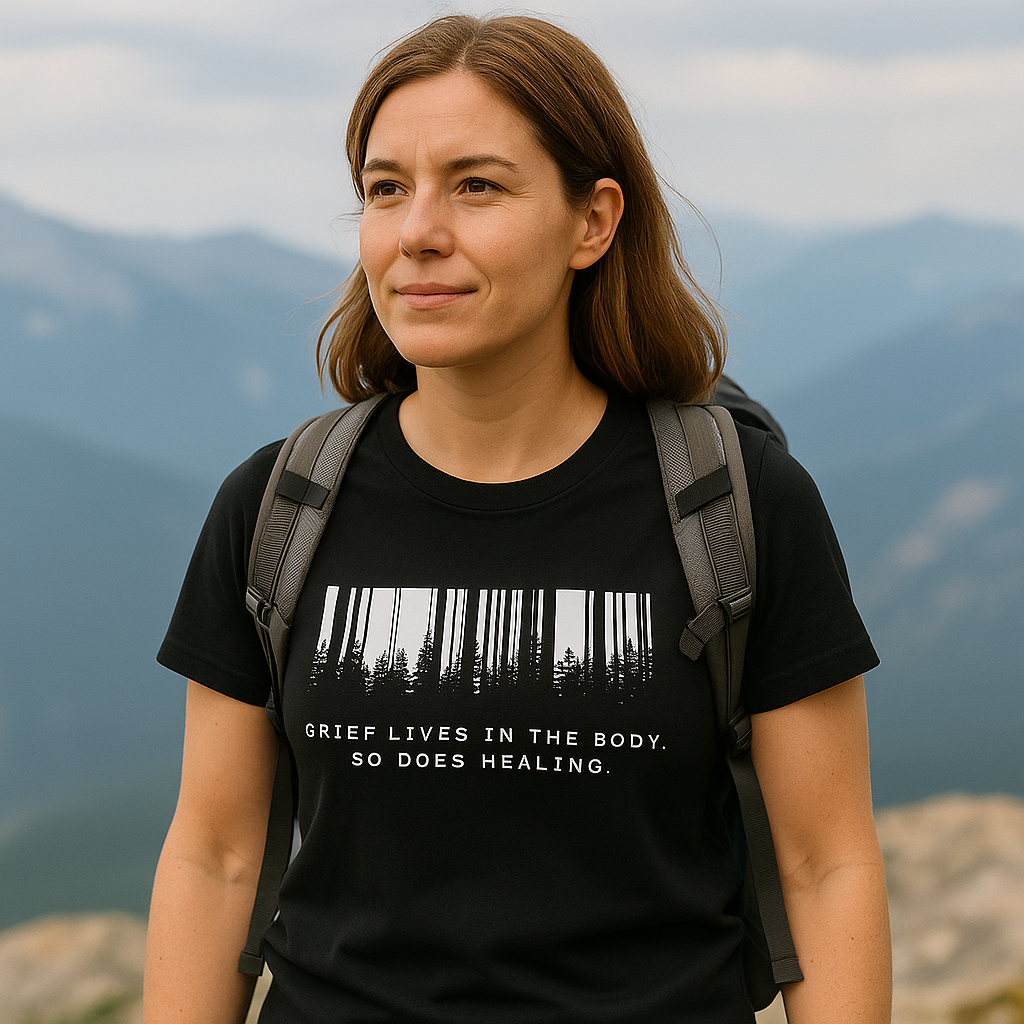 More Adventures™ “Grief Lives in the Body” Unisex Tee