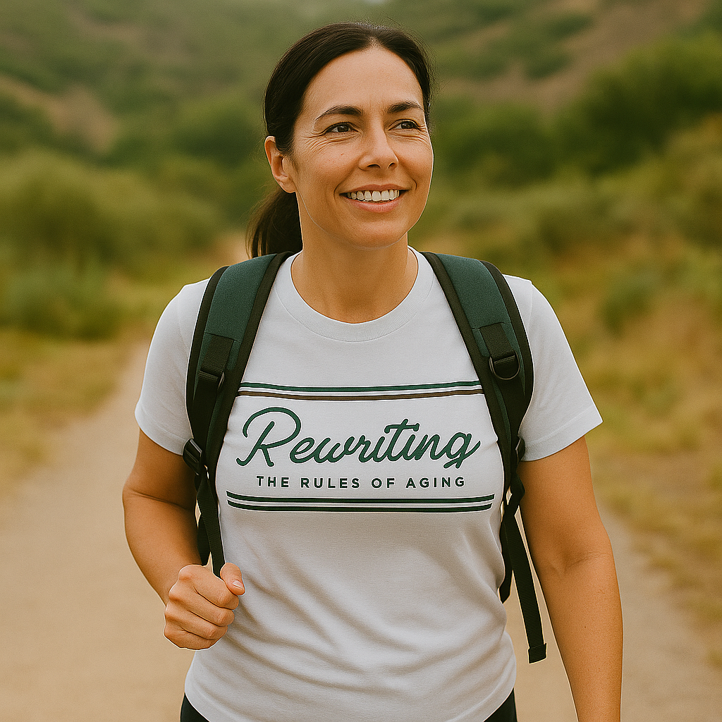 More Adventures™ “Rewriting the Rules of Aging” Unisex  Tee