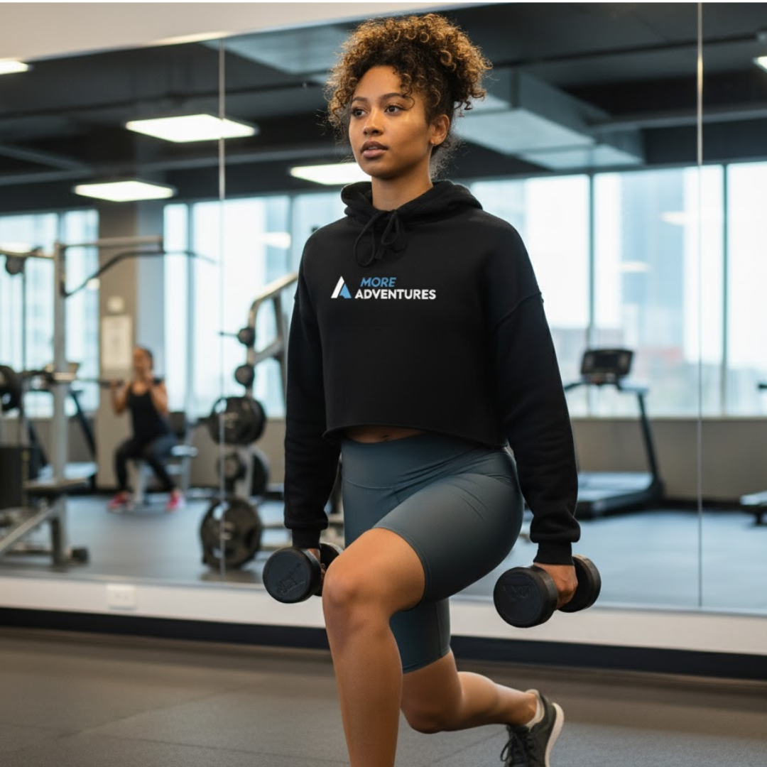 More Adventures™ | Cropped Hoodie