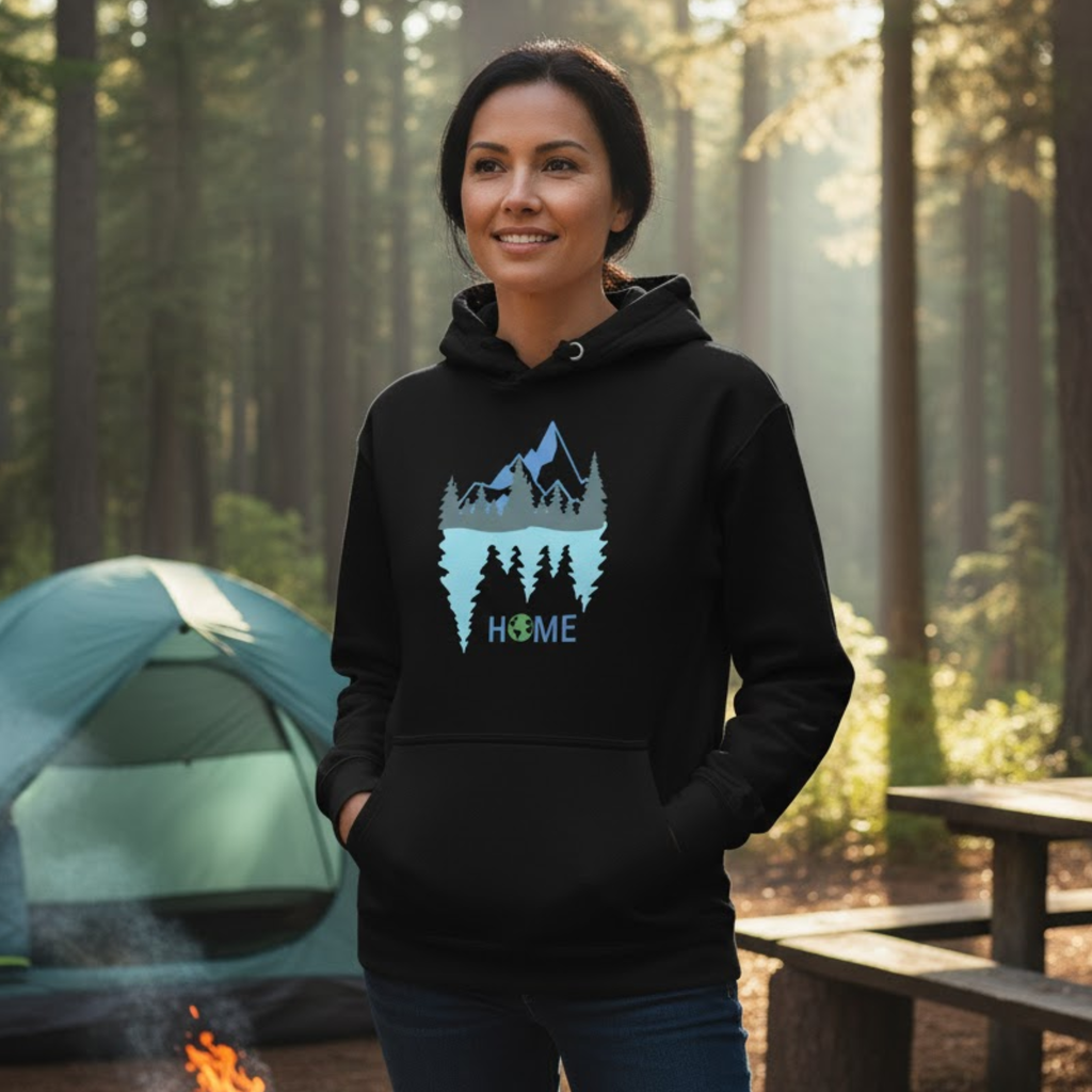 More Adventures™ | “Earth is Home” Unisex Hoodie