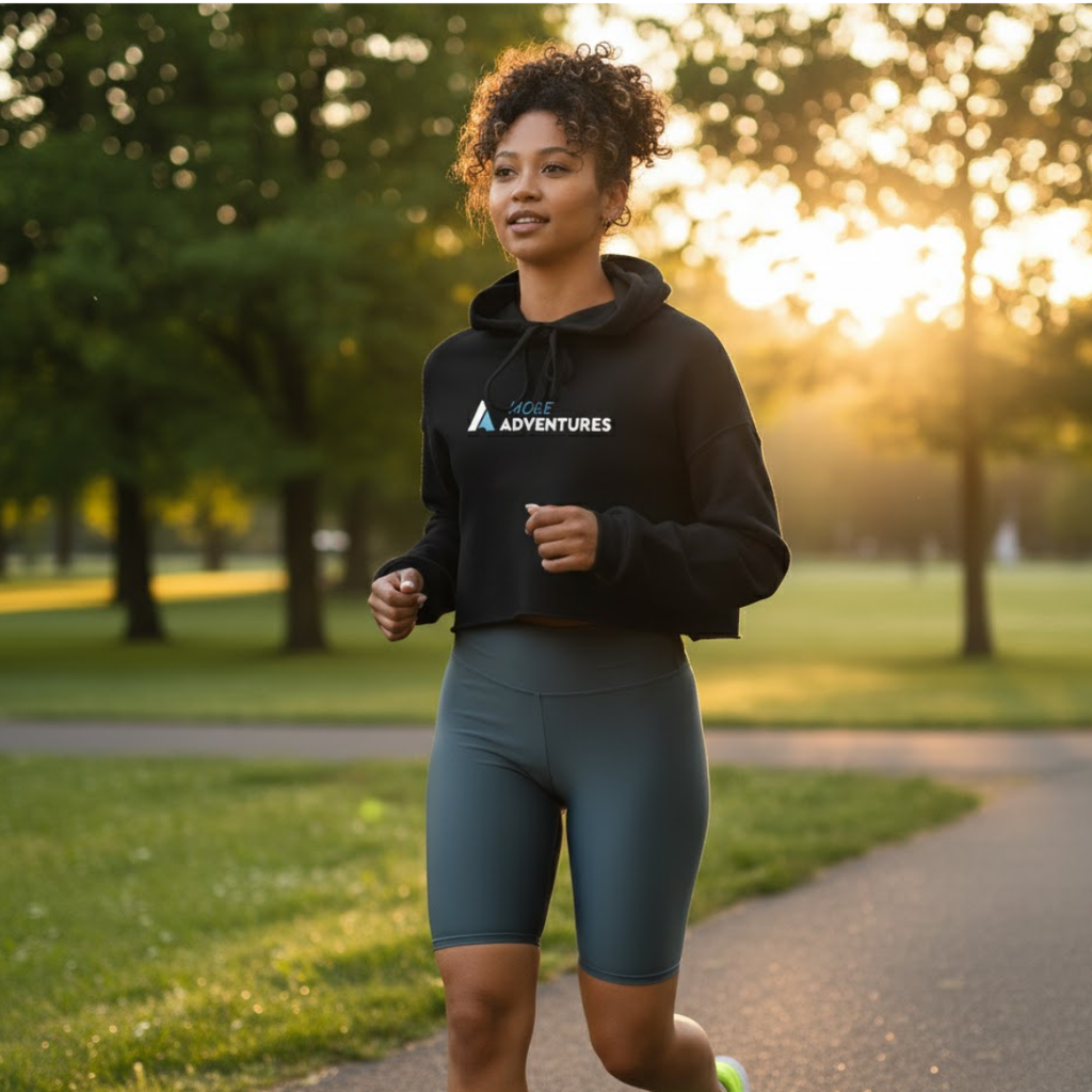 More Adventures™ | Cropped Hoodie