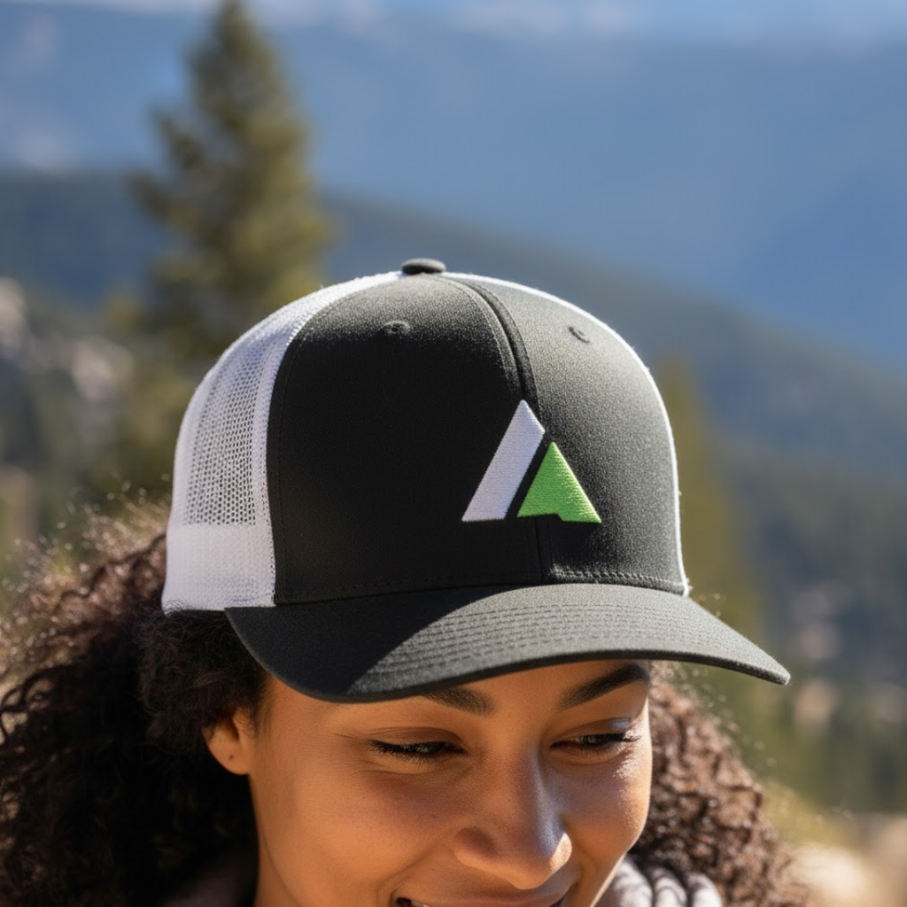 More Adventures™ | Mountain Peak Trucker Cap