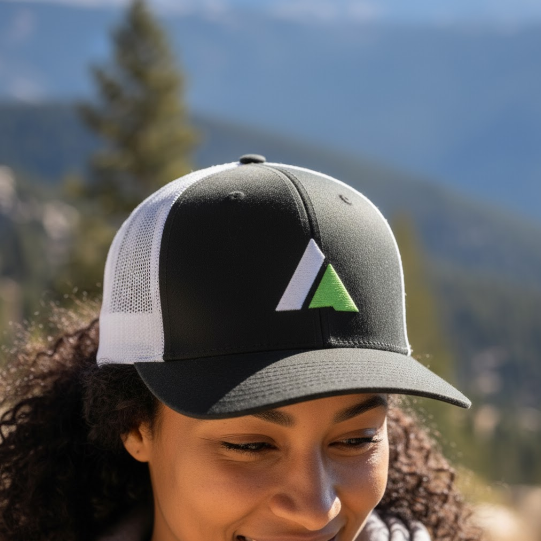 More Adventures™ | Mountain Peak Trucker Cap