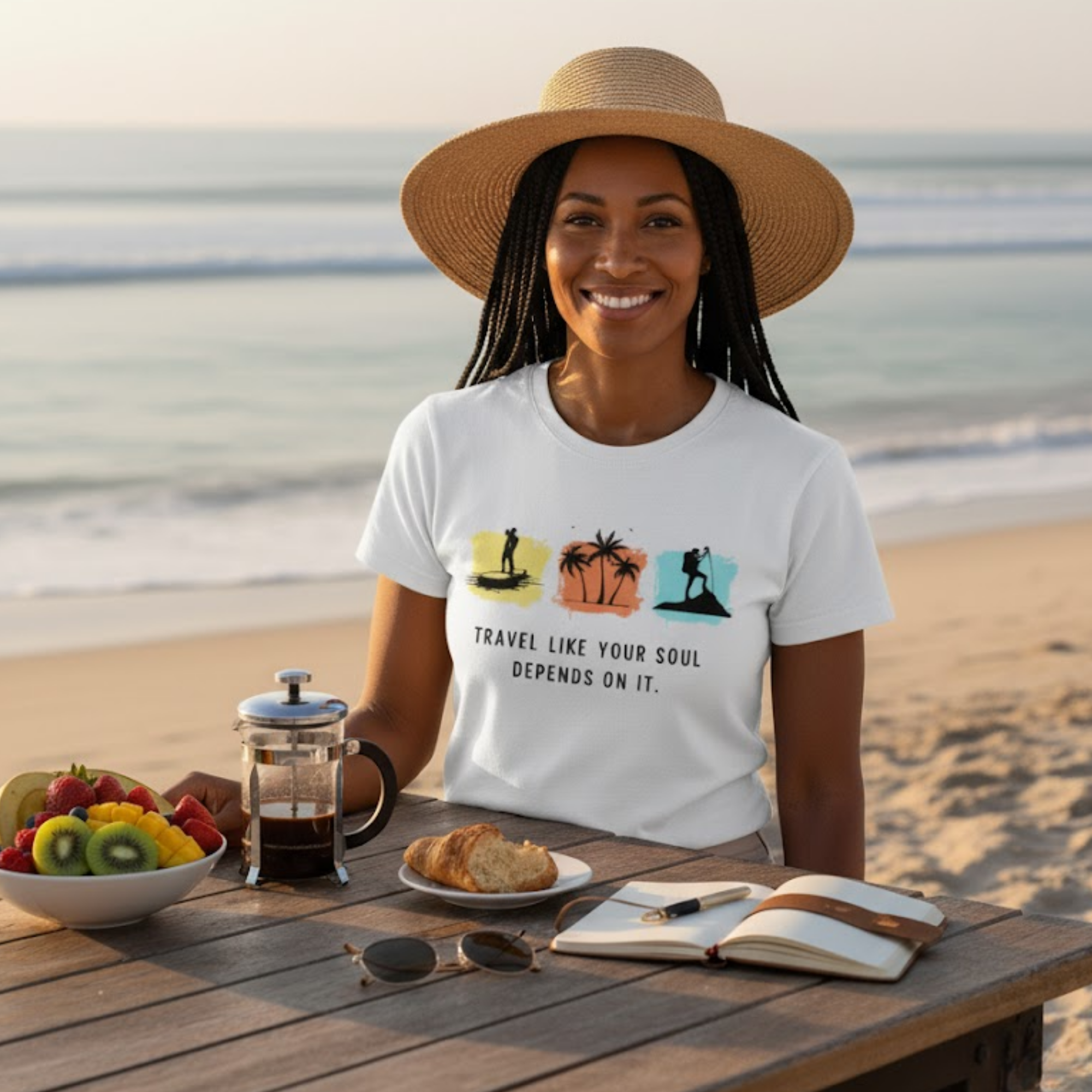 More Adventures™ “Travel Like Your Soul Depends On It” Unisex Tee