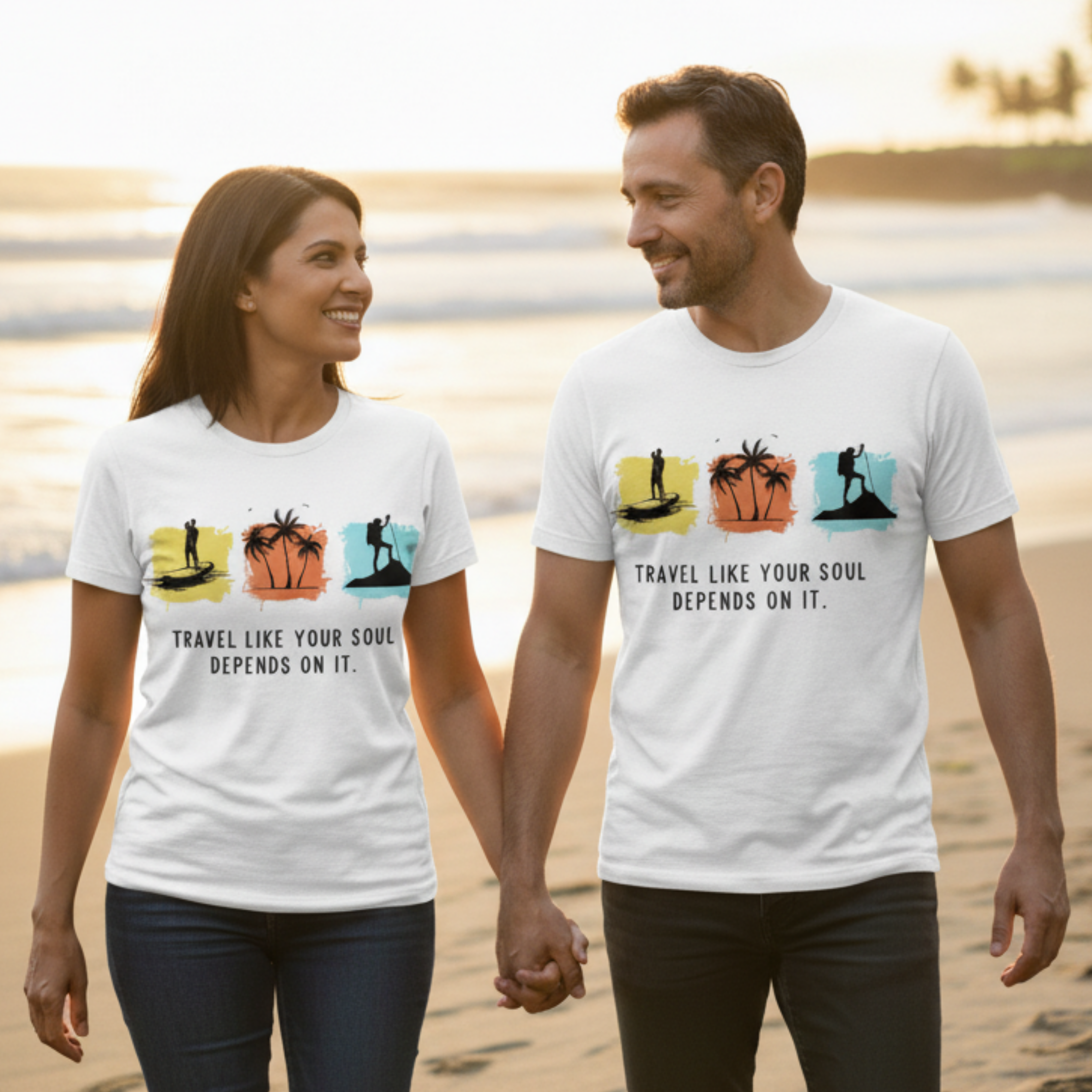 More Adventures™ “Travel Like Your Soul Depends On It” Unisex Tee