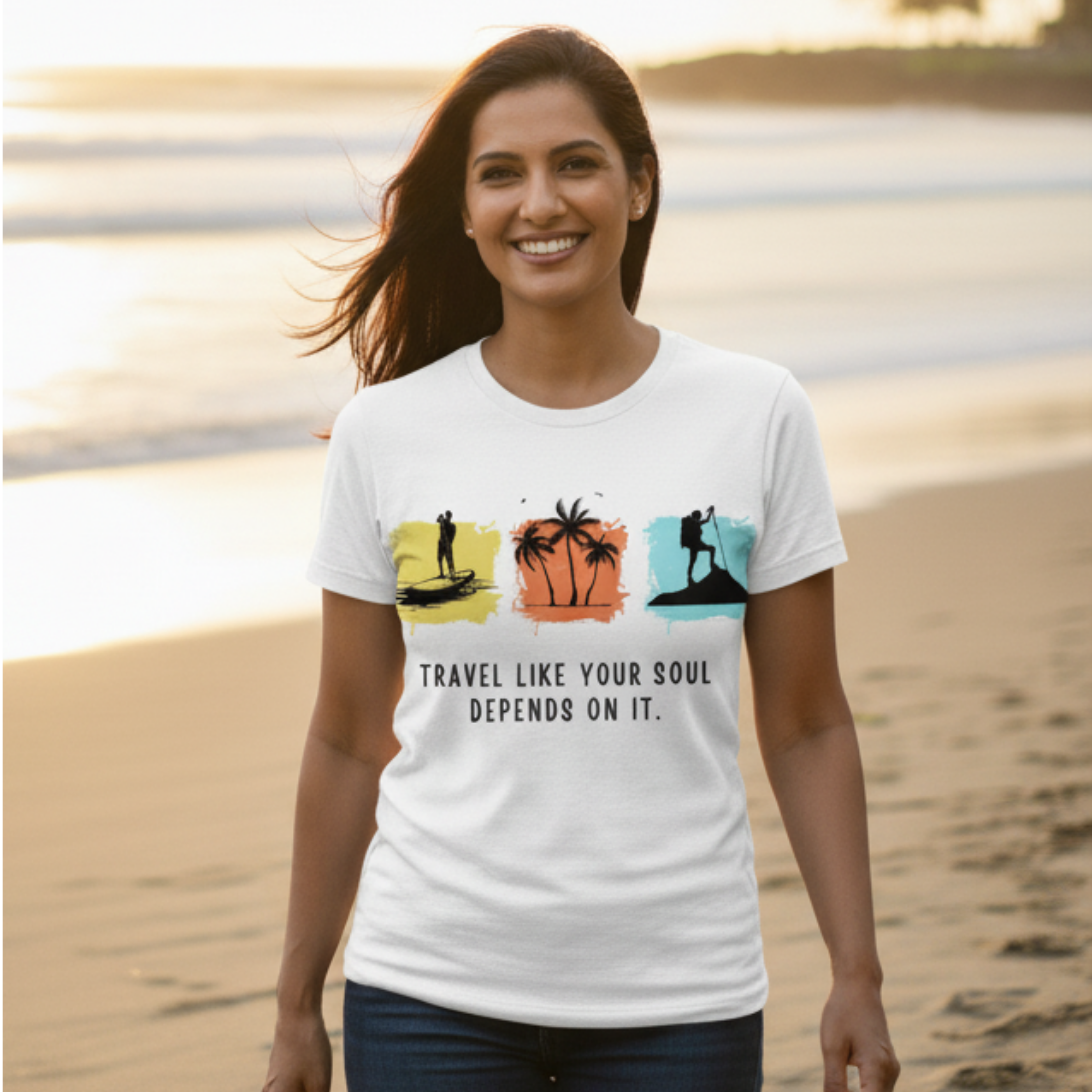 More Adventures™ “Travel Like Your Soul Depends On It” Unisex Tee