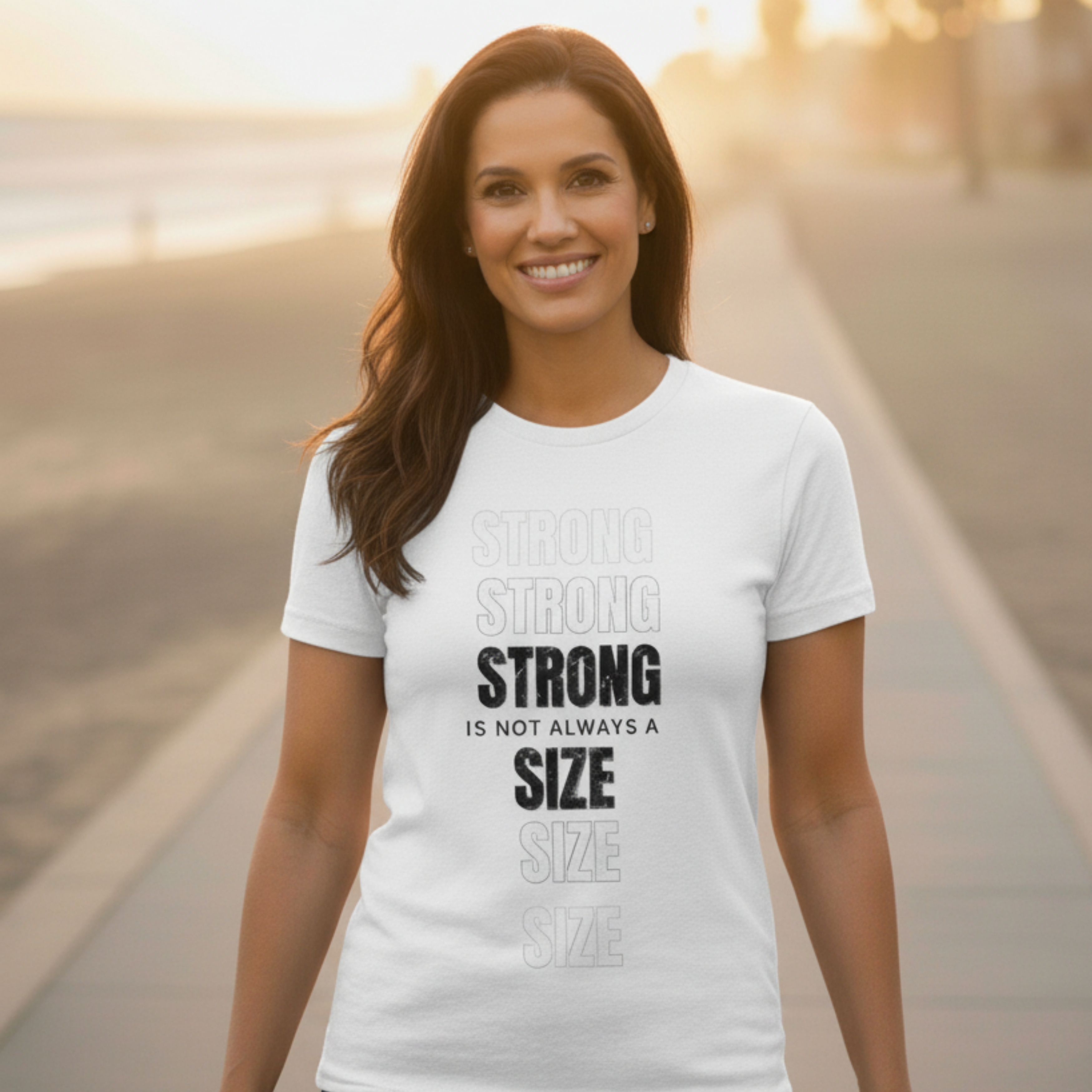 More Adventures™ “Strong Is Not Always a Size” Unisex  Tee