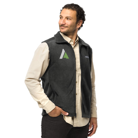 Men’s Columbia fleece vest "A" Logo