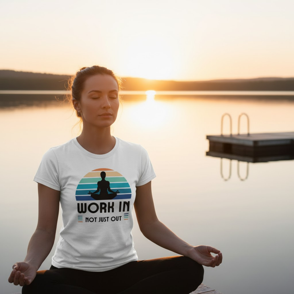 More Adventures™ “Work In, Not Just Out” Unisex Tee