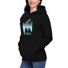 Unisex Hoodie Mountains reflection Home