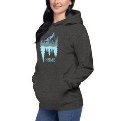 Unisex Hoodie Mountains reflection Home