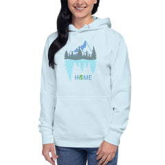 Unisex Hoodie Mountains reflection Home