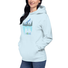 Unisex Hoodie Mountains reflection Home