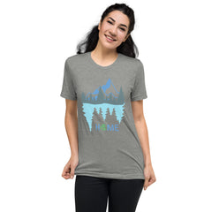 Short sleeve t-shirt - Mountain reflection Home