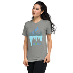 Short sleeve t-shirt - Mountain reflection Home