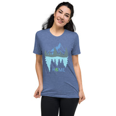 Short sleeve t-shirt - Mountain reflection Home