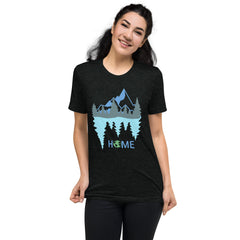 Short sleeve t-shirt - Mountain reflection Home