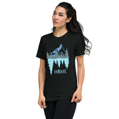 Short sleeve t-shirt - Mountain reflection Home