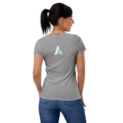 Women's short sleeve t-shirt "More Adventures"