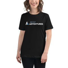 Women's Relaxed T-Shirt "More Adventures"