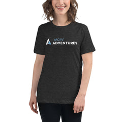 Women's Relaxed T-Shirt "More Adventures"